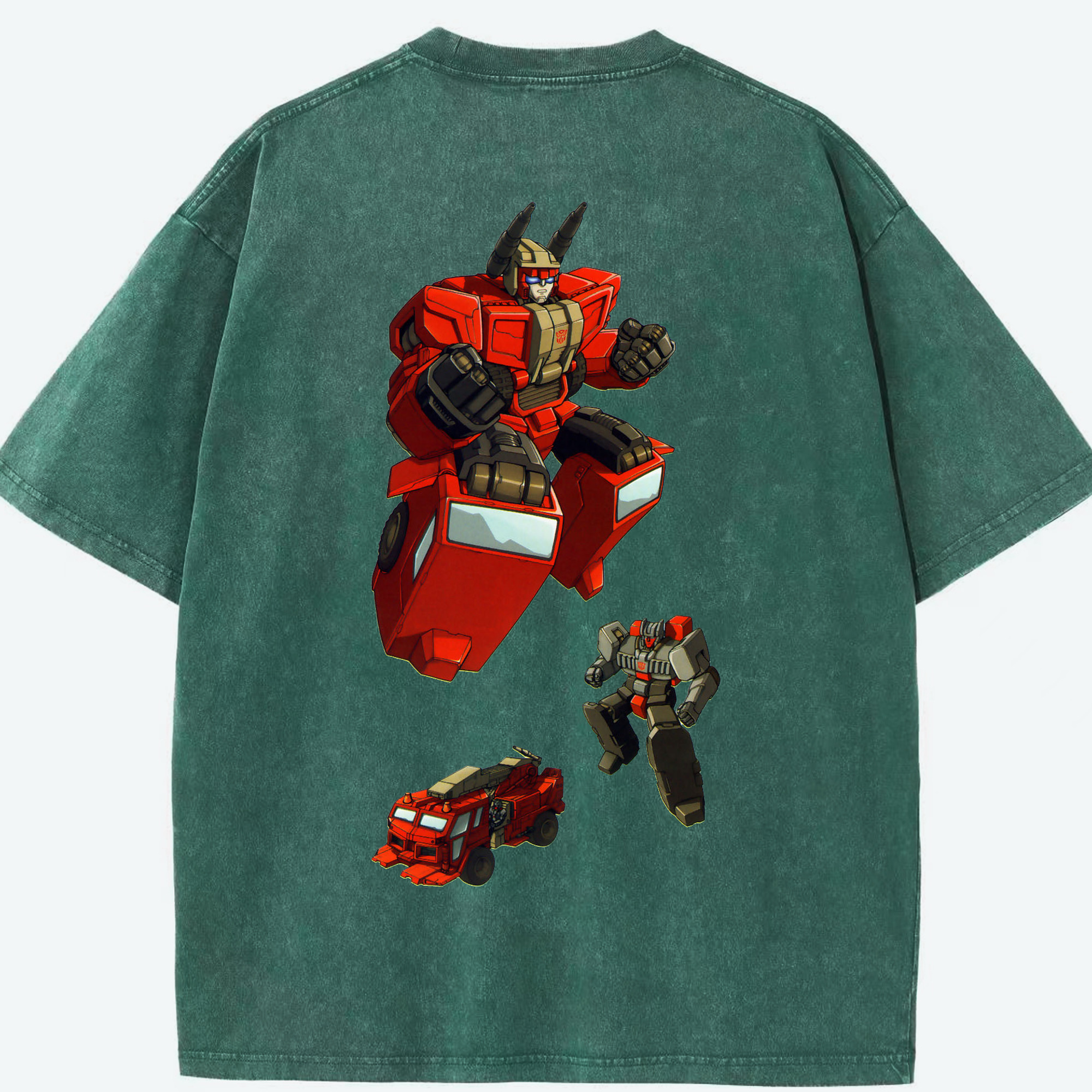 （画像用）  綿100% ヴィンテージ風 半袖Tシャツ（背面プリント）